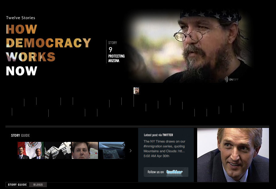 How Democracy Works Now website