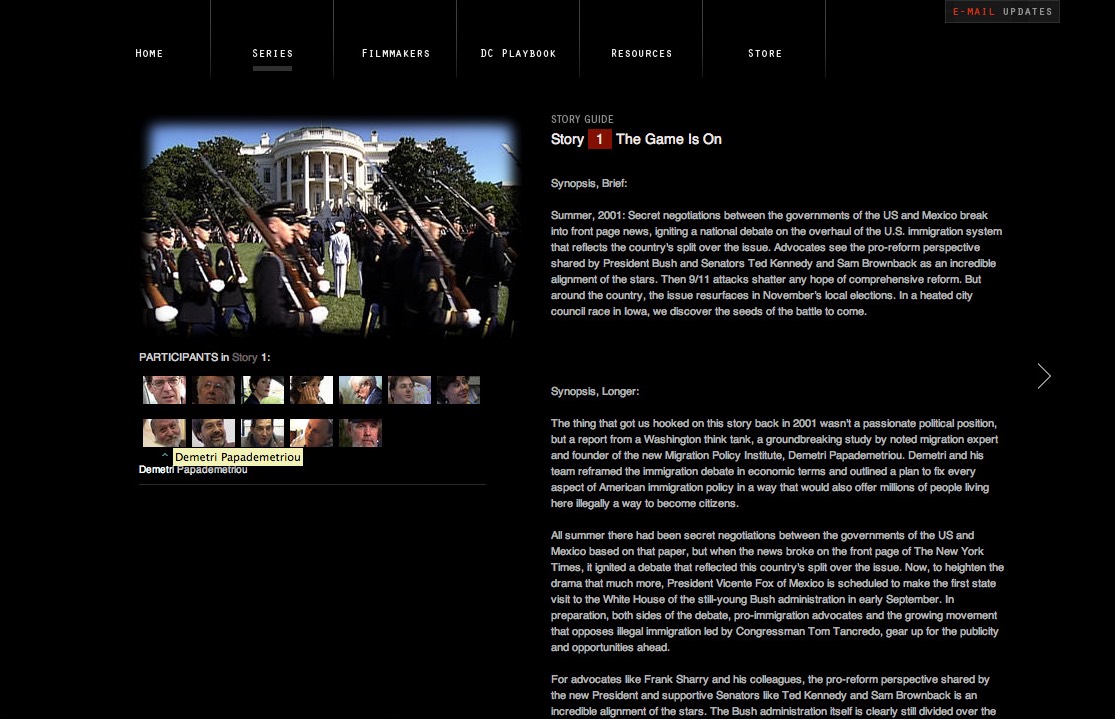 How Democracy Works Now website