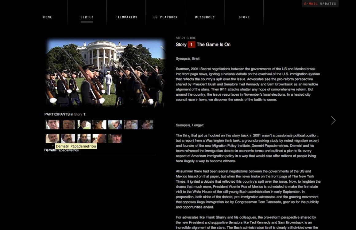 How Democracy Works Now website